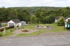 Front parking area